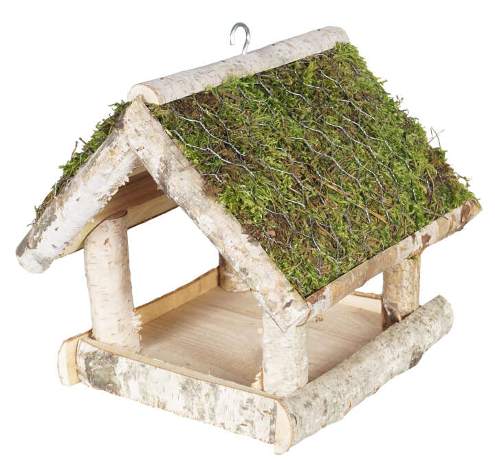 PATKAR Vogelhaus mit Moosdach